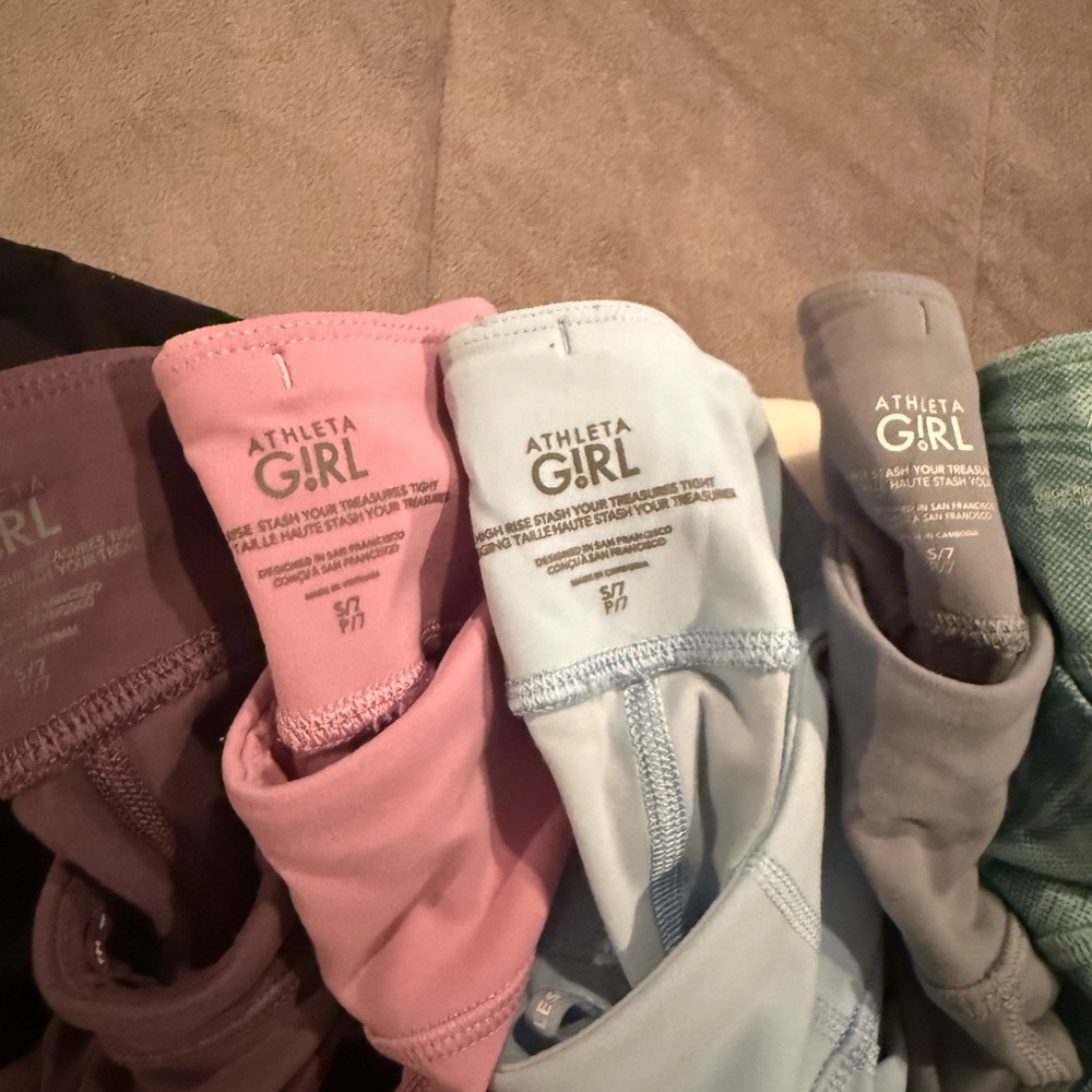 Athleta Girls Leggings- Stash Your Treasures (size S-7) - Picture 3 of 4